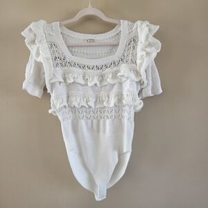 FREE PEOPLE CASSIE BODYSUIT SIZE SMALL